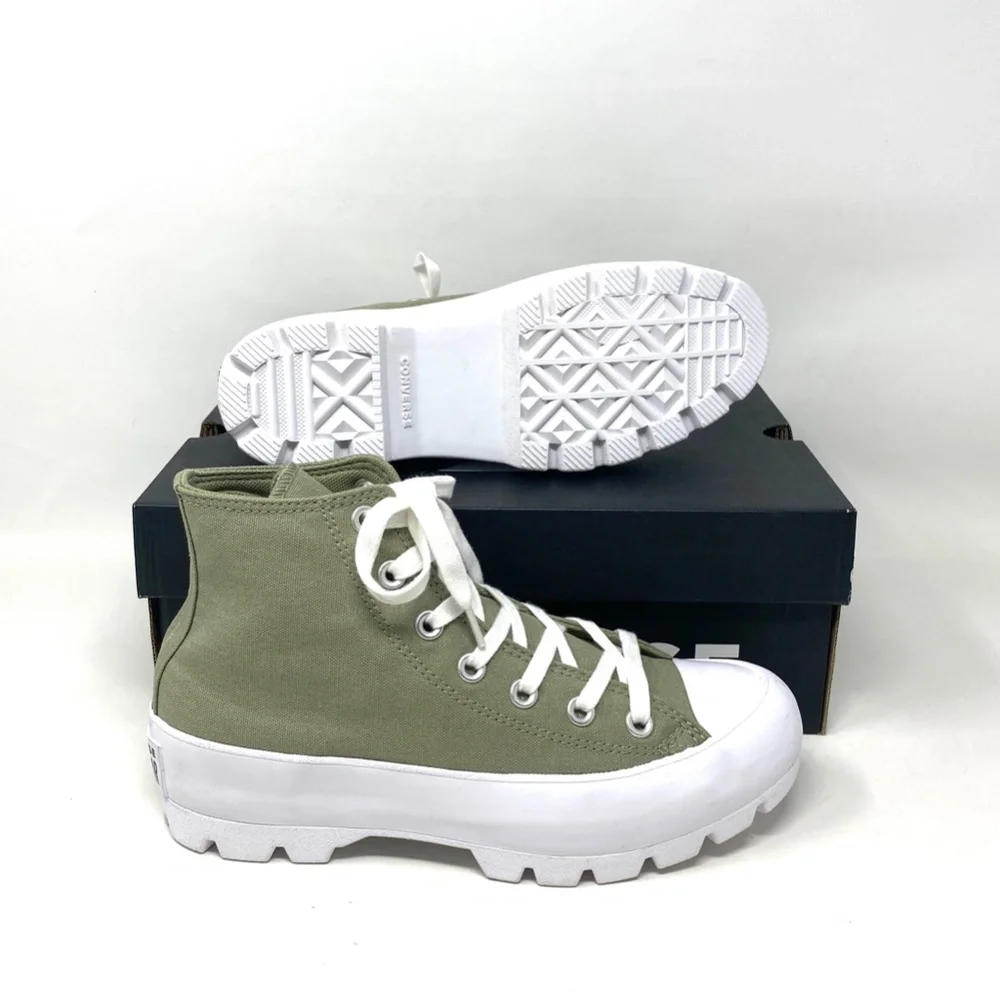 Converse Chuck Taylor Lugged High Top Light Field Sirplus Platform Women 571114C - Picture 4 of 10